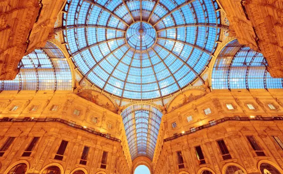 The Galleria Vittorio Emanuele II