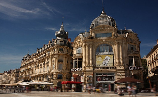 Place de la Comédie in Montpellier, France.