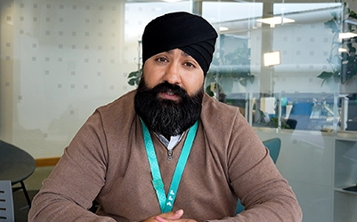 Ramohan Bhogal, People Service Manager at London Luton Airport