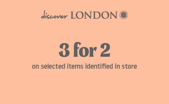 discover london 3 for 2 on selected items.webp