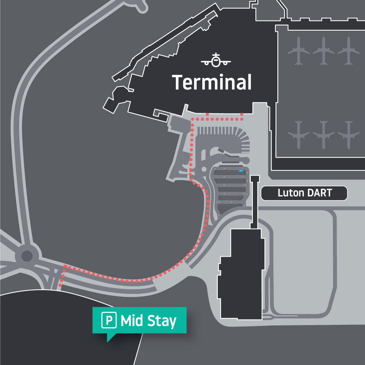 Mid Stay Parking Map