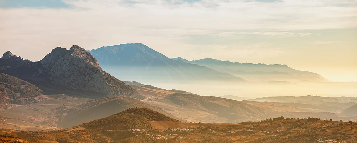 Montes Natural Park in Malaga, Spain