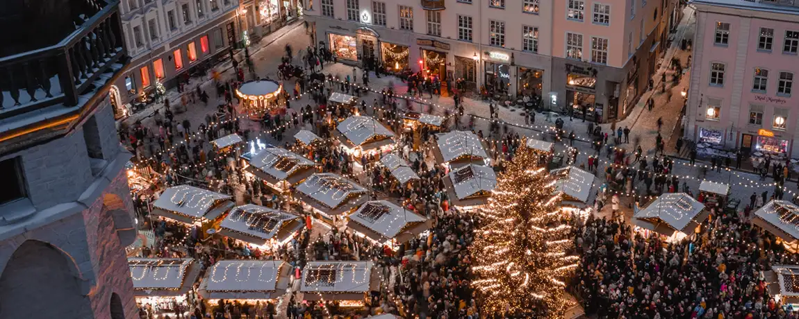 Tallinn Town Hall and Christmas Tree Estonia.webp