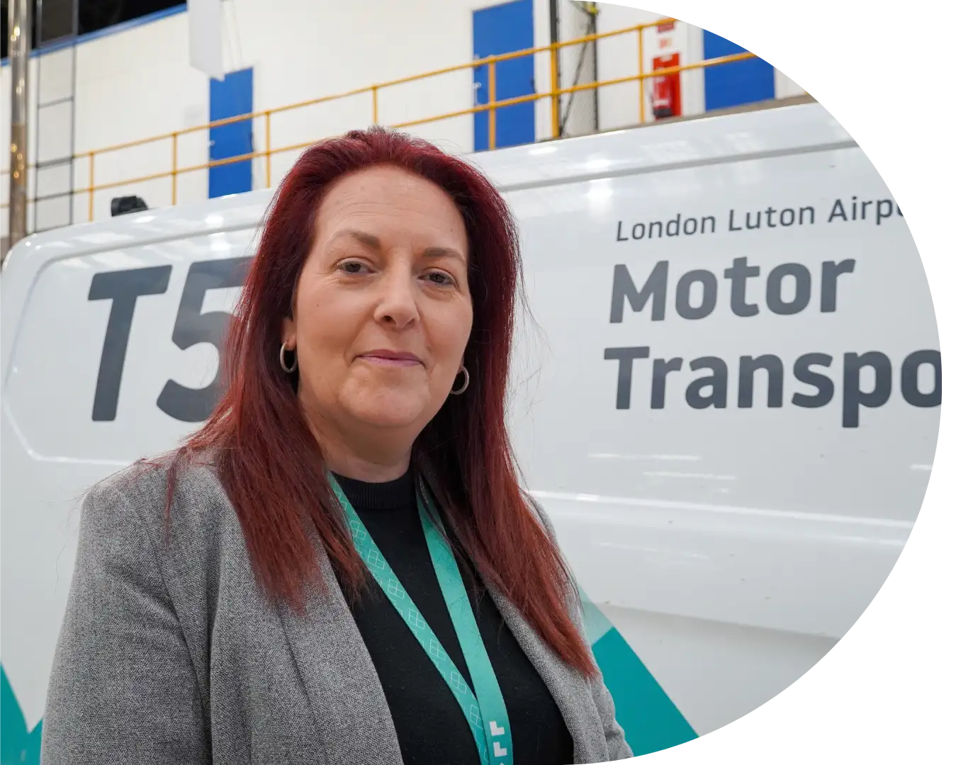 Sam Maher, Motor Transport Manager, at London Luton Airport