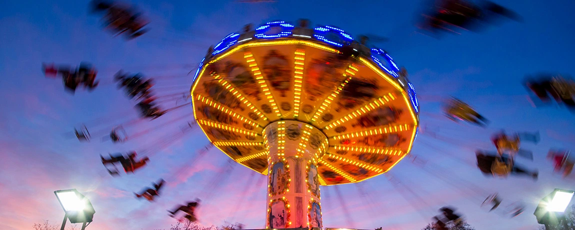 Go from London Luton Airport to Winter Wonderland in Hyde Park, London