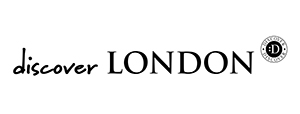 discover london black logo