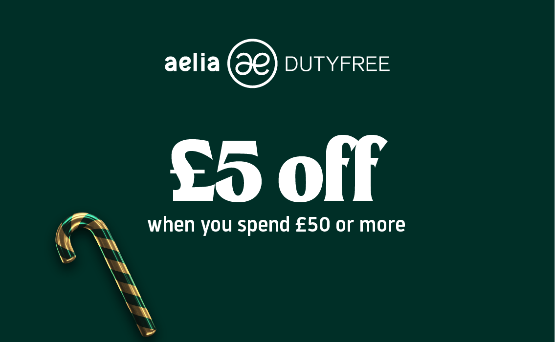Aelia Duty Free, £5 off when you spend £50 or more, Festive, Campaign