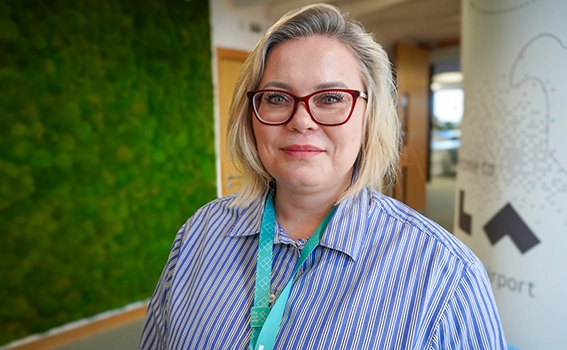 Jolanta Muco, Health and Safety Advisor, at London Luton Airport