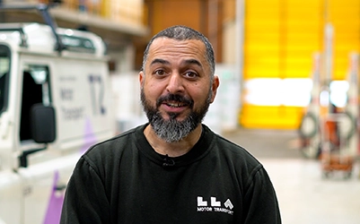 Abid Hussain, Motor Transport Supervisor at London Luton Airport