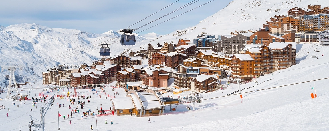 Val Thorens ski slopes, Grenoble, France