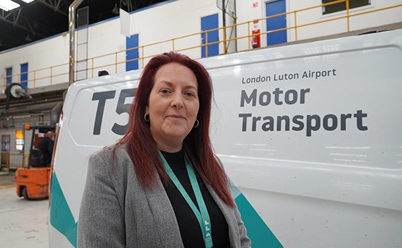 Sam Maher, Motor Transport Manager at London Luton Airport