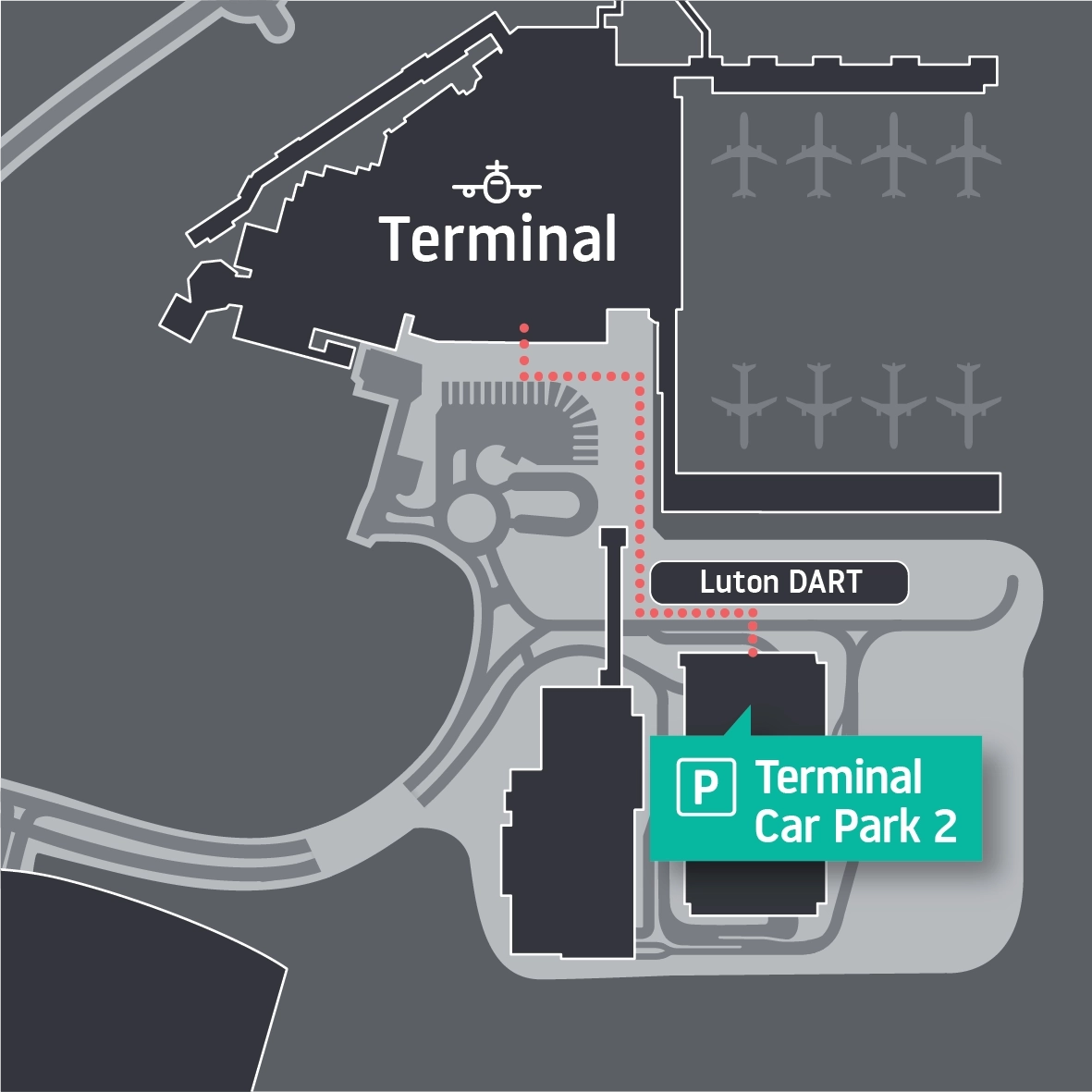 Terminal Car Park 2 map