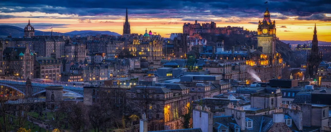 Edinburgh Castle Twilight Scotland.webp