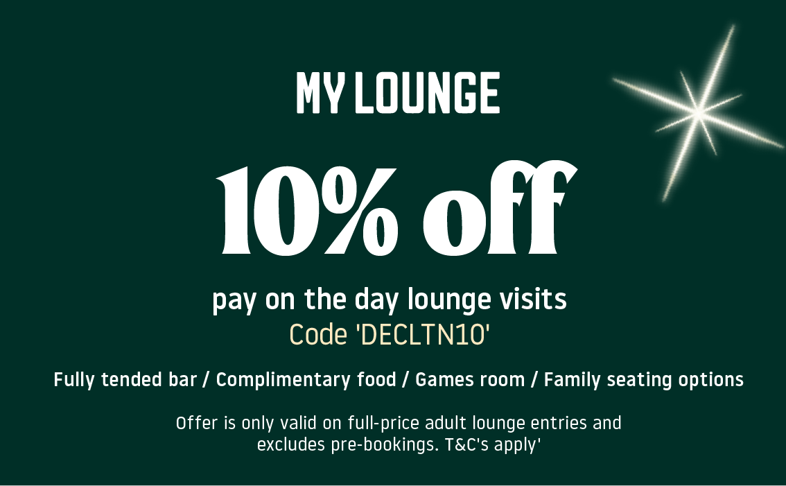 myLounge, 10% off lounge visit, Festive Campaign