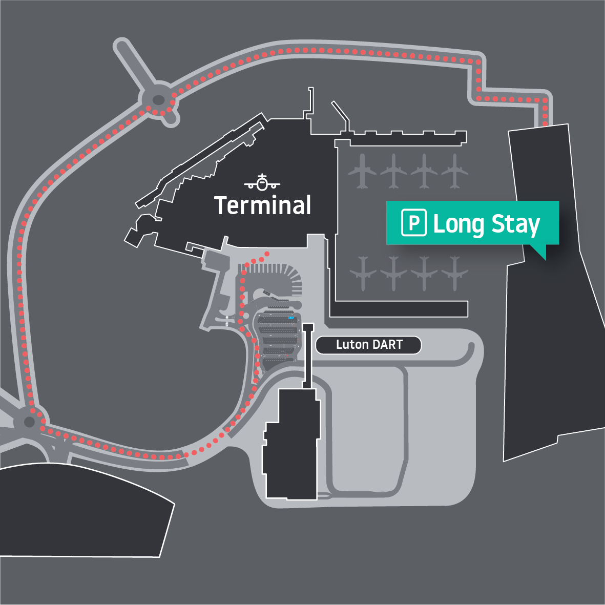 Long Stay Parking Map