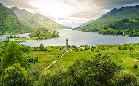 Glenfinnan monument, Inverness, Scotland