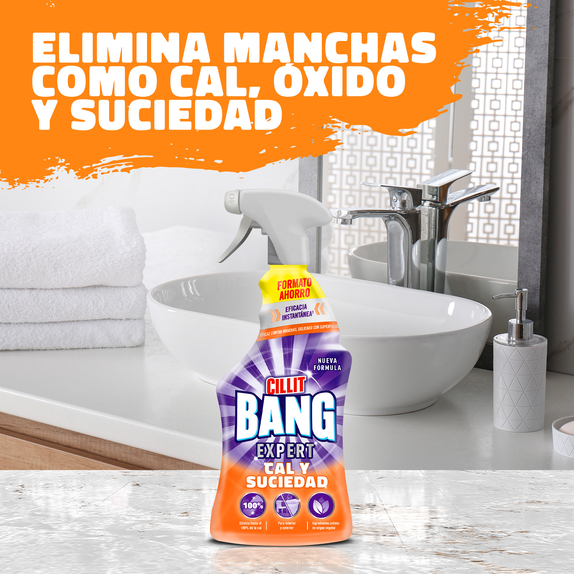 Acerca de Cillit Bang Cal y Suciedad