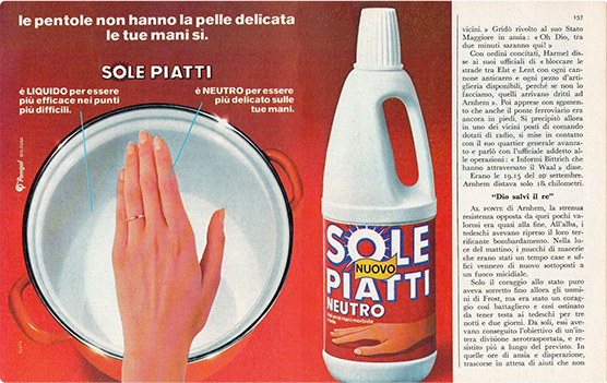 Pubblicità Sole Piatti Neutro