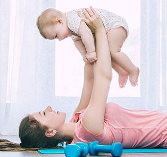 Ejercicios de gimnasia para tu bebé