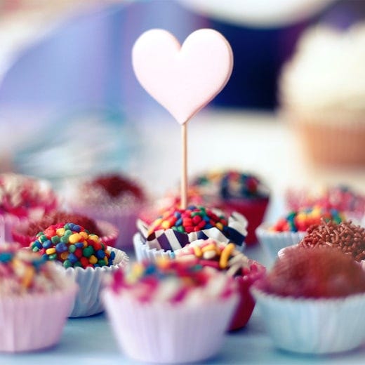 Birthday cupcakes. A piece of cake.