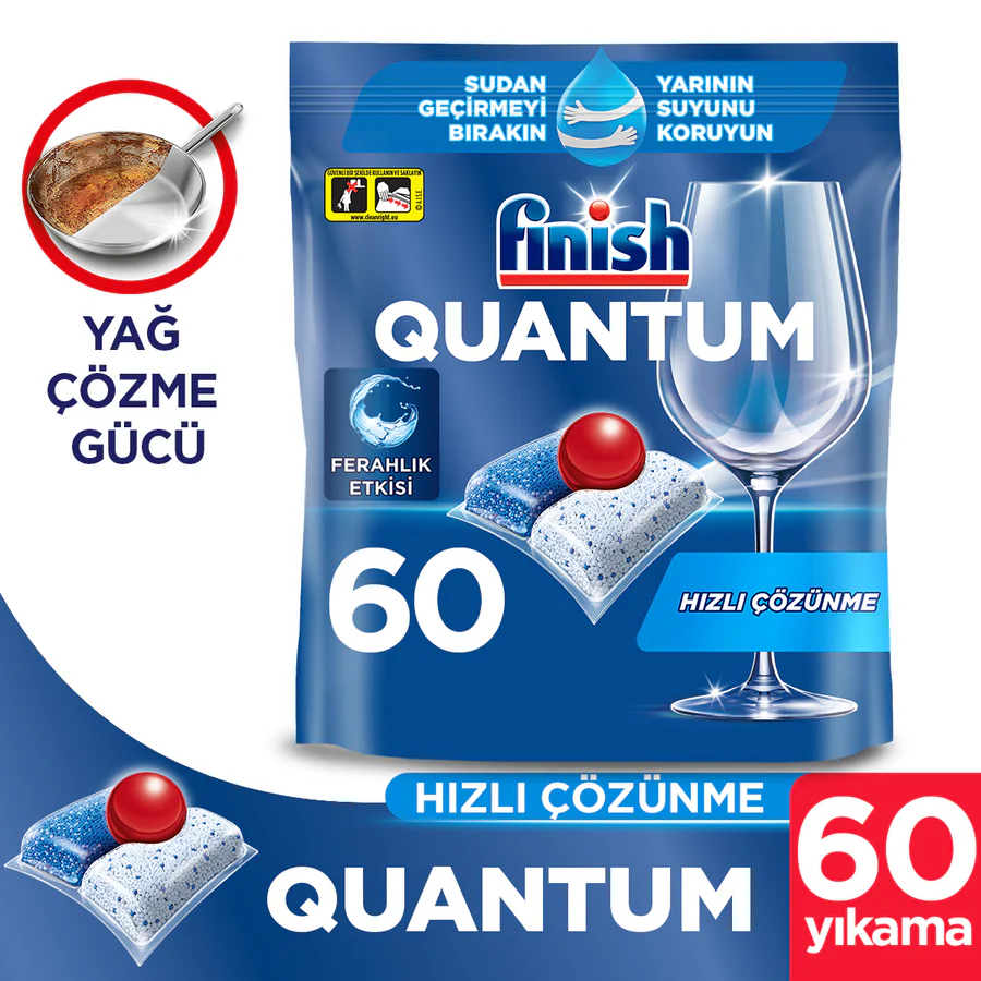 Finish Quantum 60 Tablet Deterjan | Finish TR