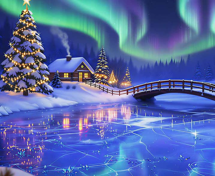 Big Bass Christmas - Frozen Lake
