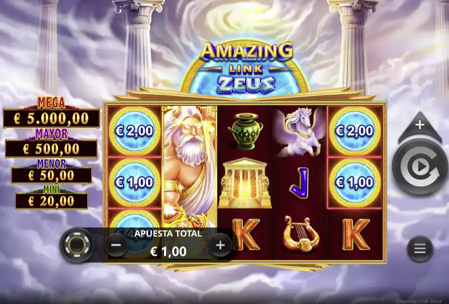 amazing link zeus tragaperras 