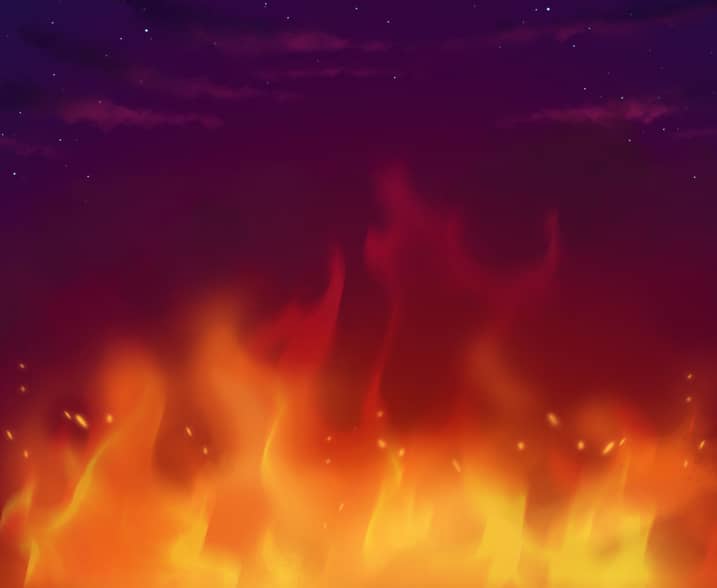 Flaming Wild Crown