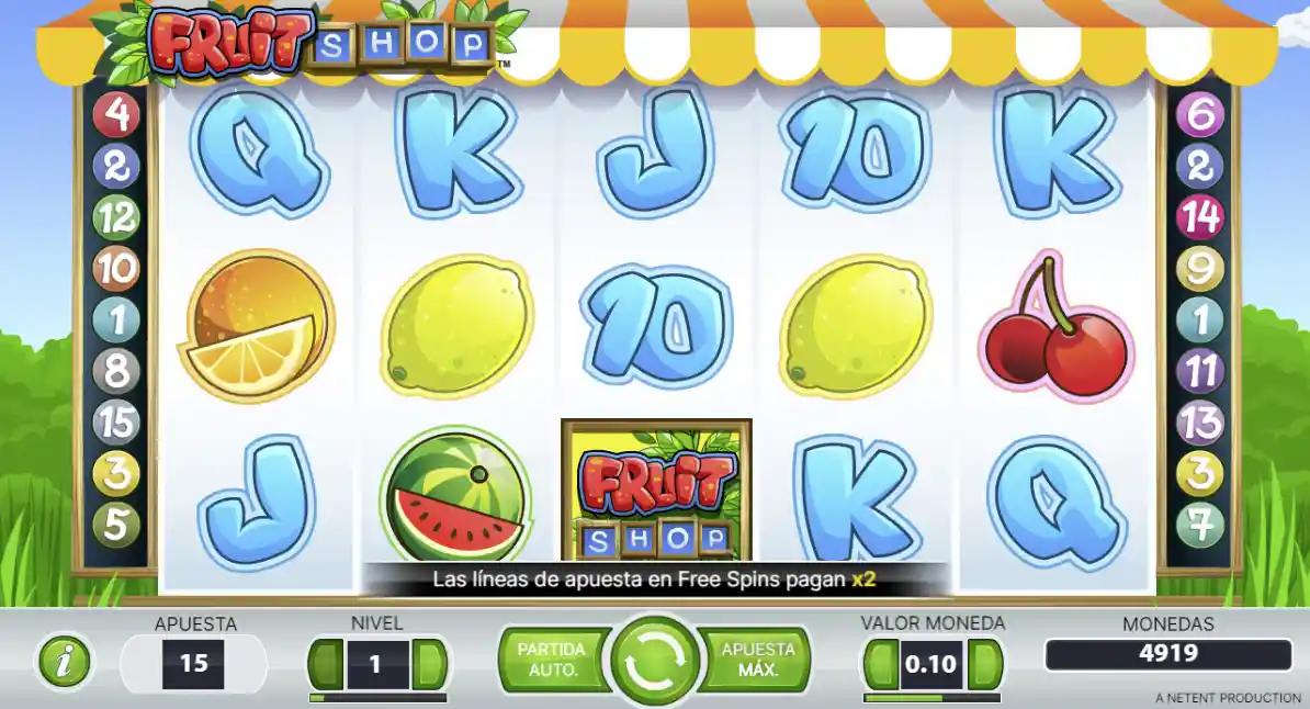 Fruit Shop - carretes