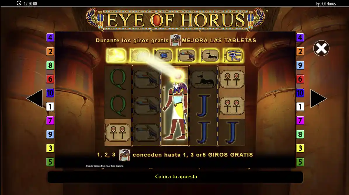 Eye of Horus - Funciones especiales