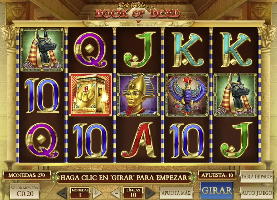 tragaperras book of dead slot
