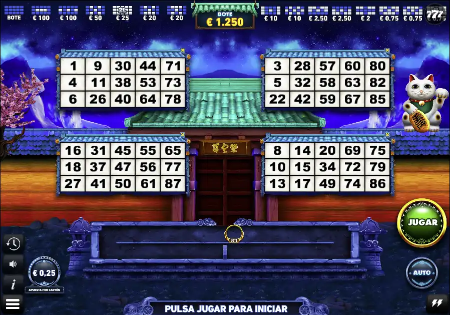 pachinko bingo