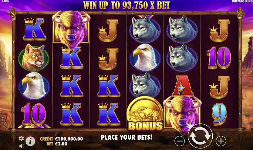 buffalo king slot