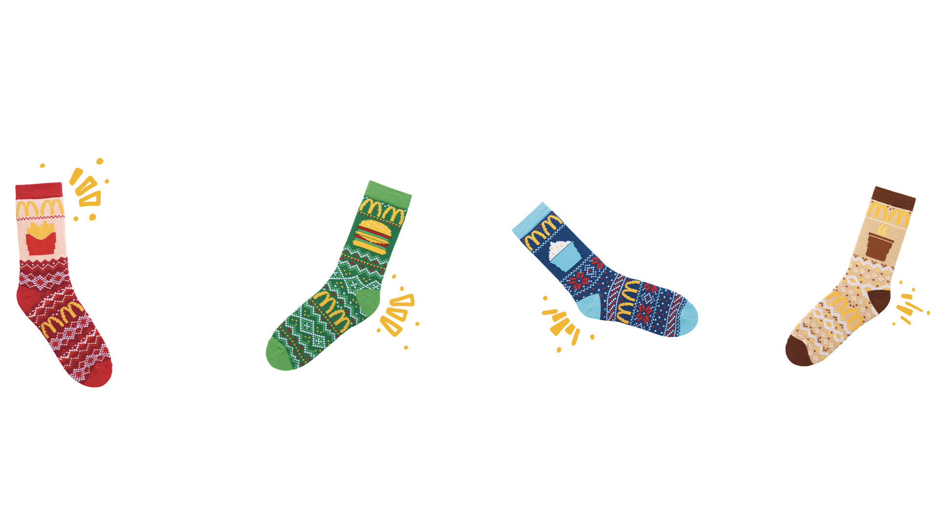 Chaussettes Xmas McDonald's Socks - 2023 - Original | Collector