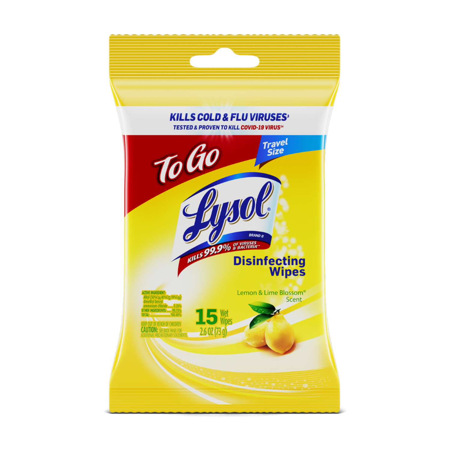 Lysol Disinfecting Wipes To-Go Pack