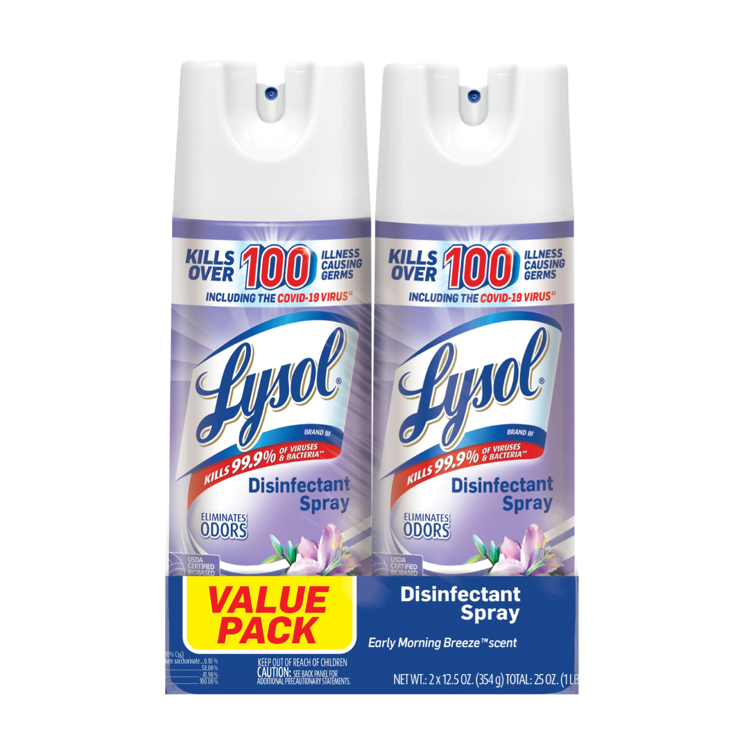Lysol Breeze Disinfectant Spray 12.5 Oz Early Morning Breeze Scent - View #3