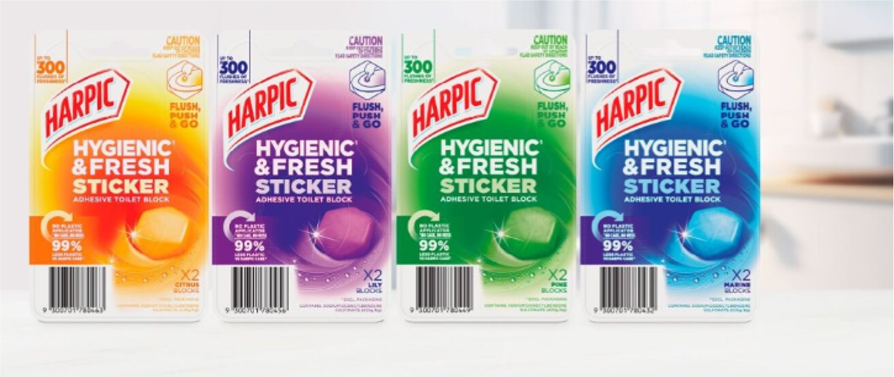 Harpic Hygienic Fresh Stickers Range