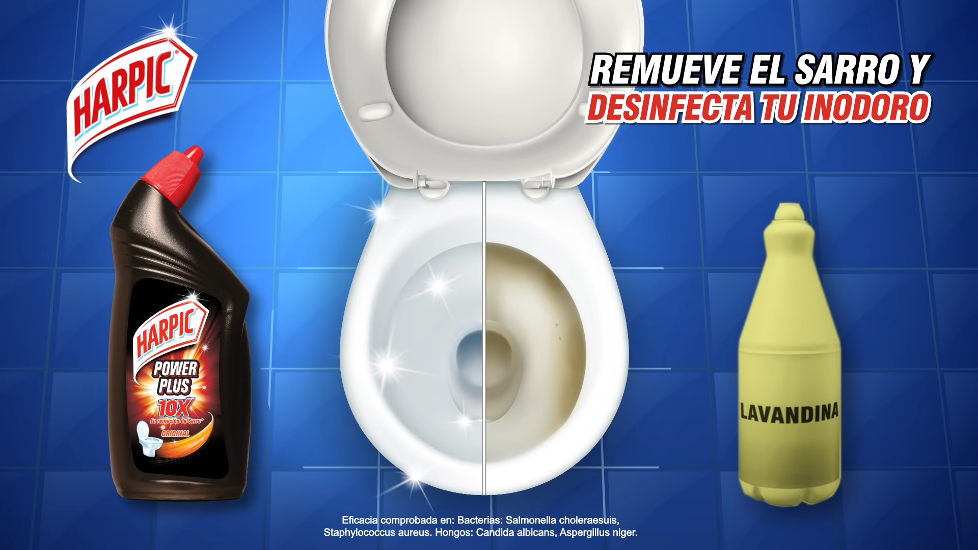Usa Harpic para tu baño