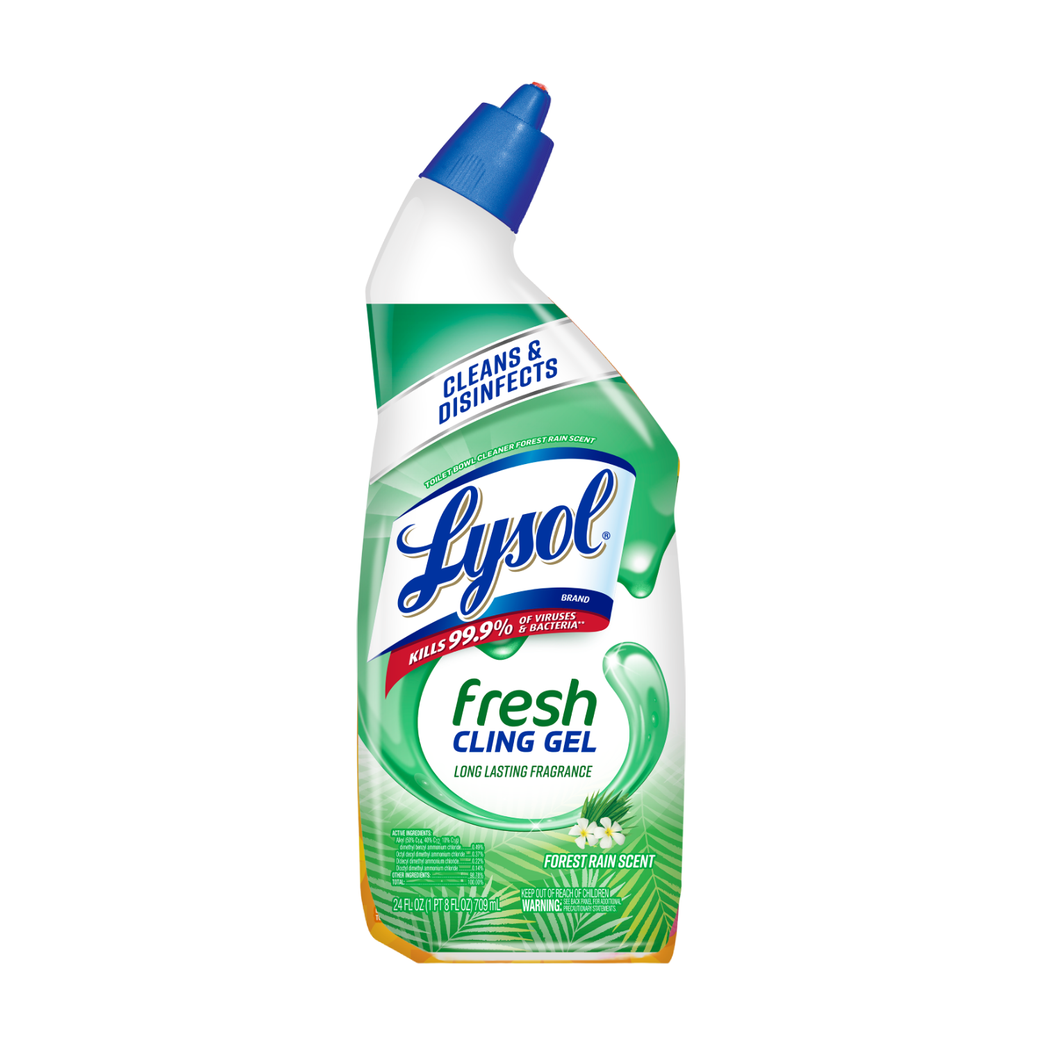 Toilet Bowl Cleaner Forest Rain Scent 24oz | Lysol US