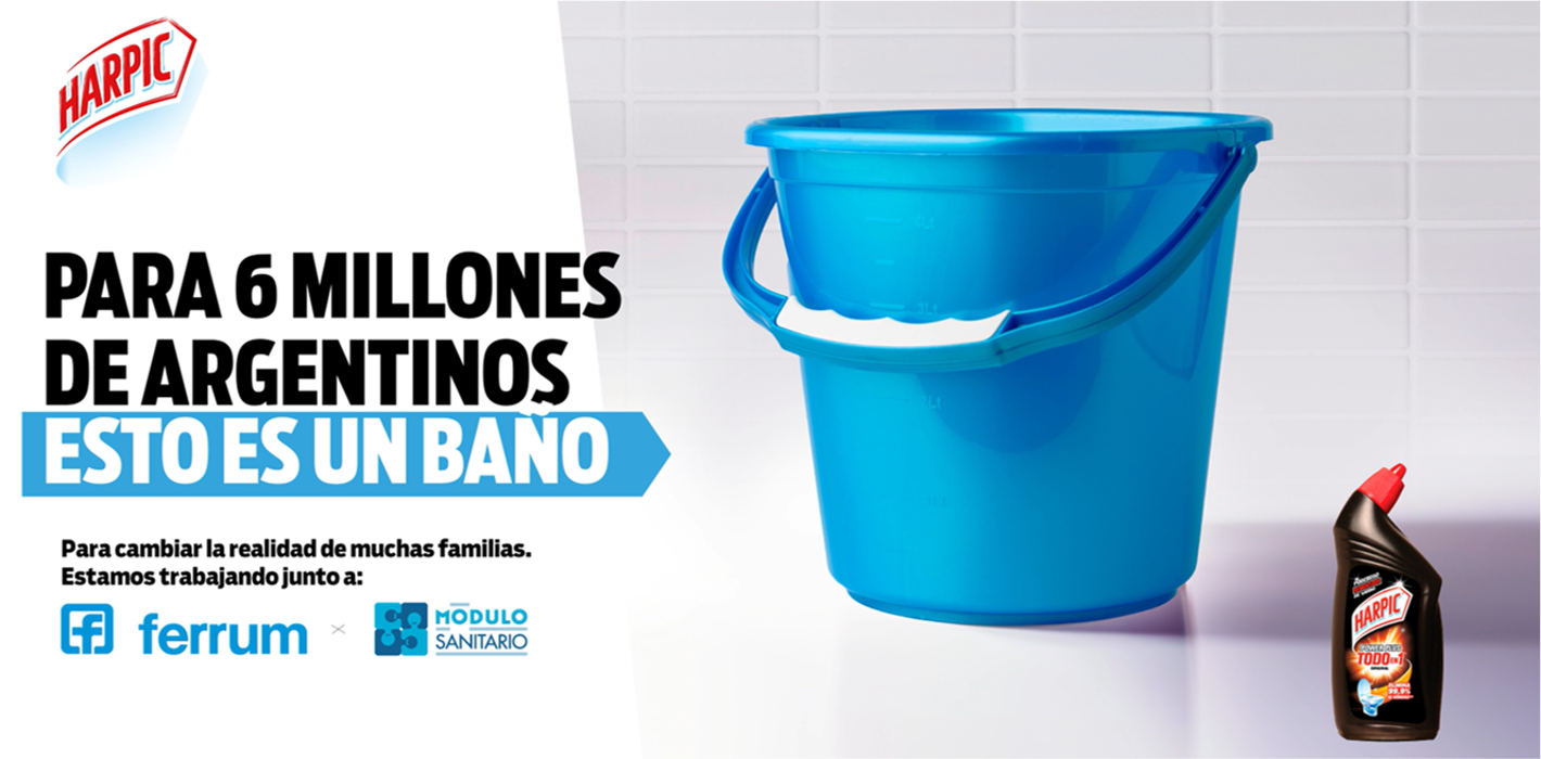 PARA 6 MILLONES DE ARGENTINOS; ESTO ES UN BAÑO