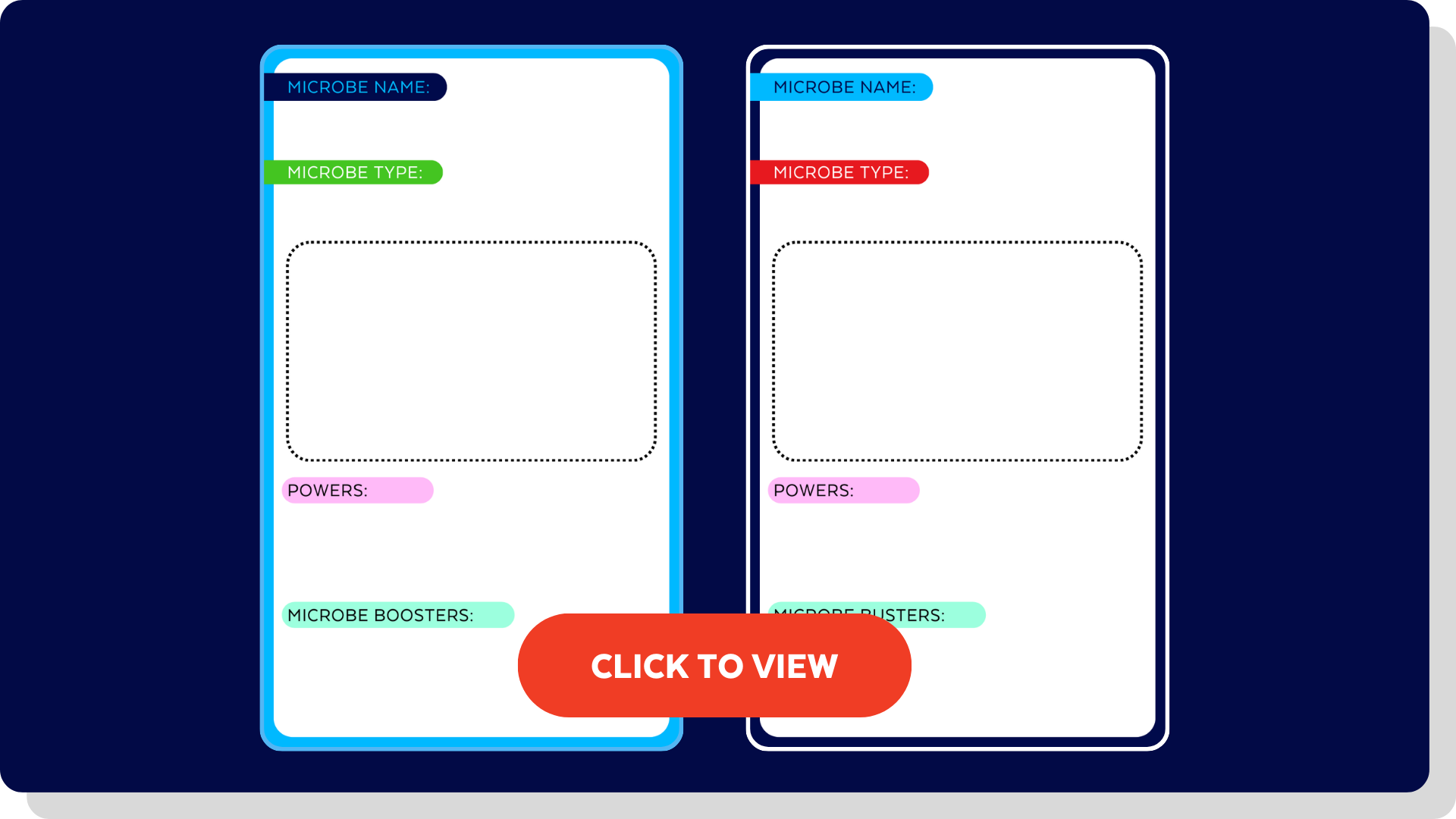 Microbe ID Cards Template Opens in new window