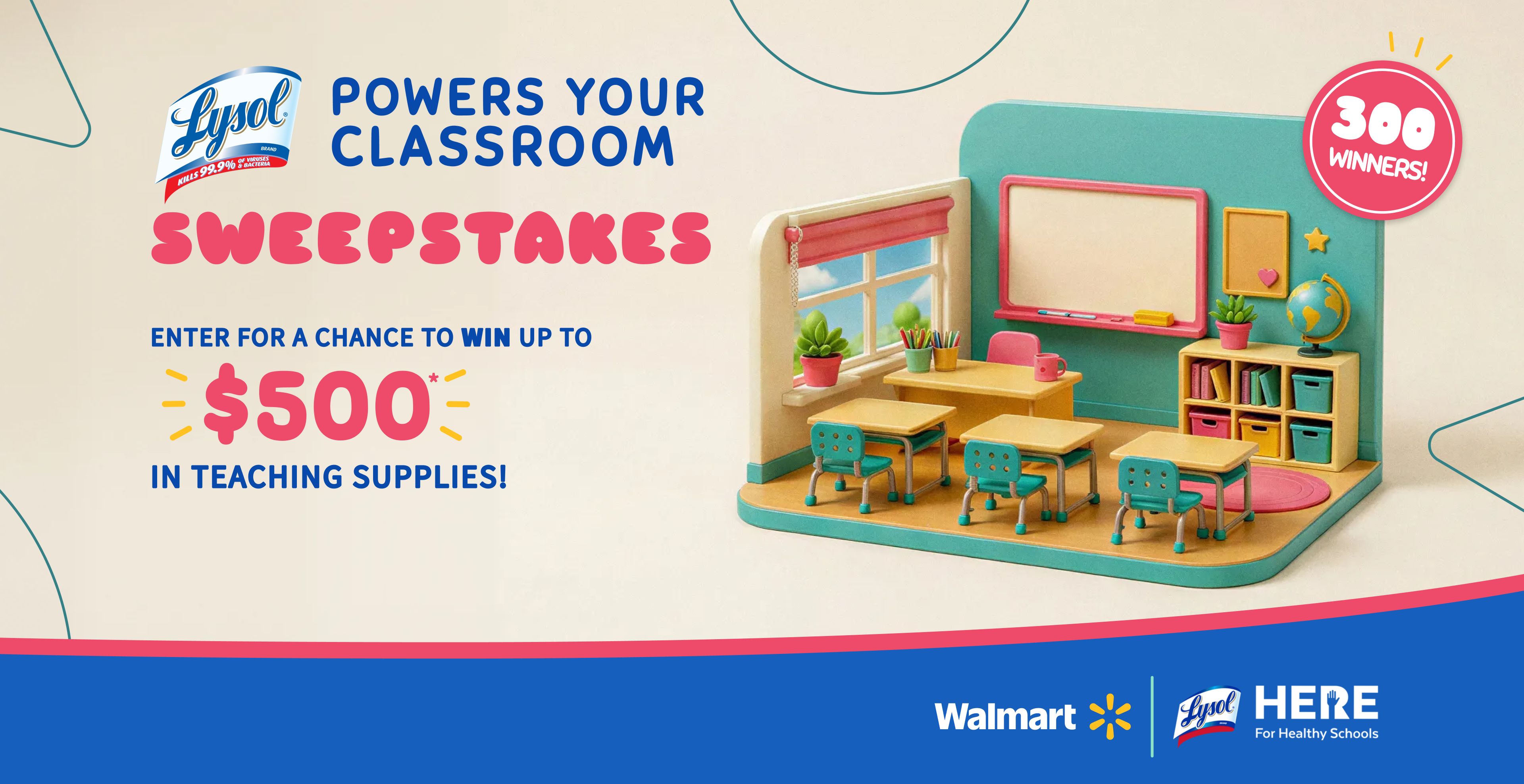 Signup to Power your classroom sweepstakes