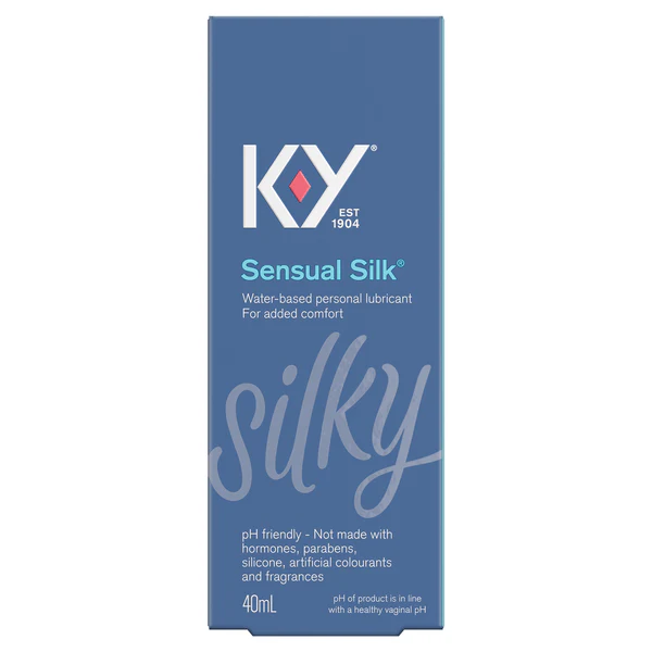 K-Y Sensual Silk Liquid Lubricant | Water-Based Lube