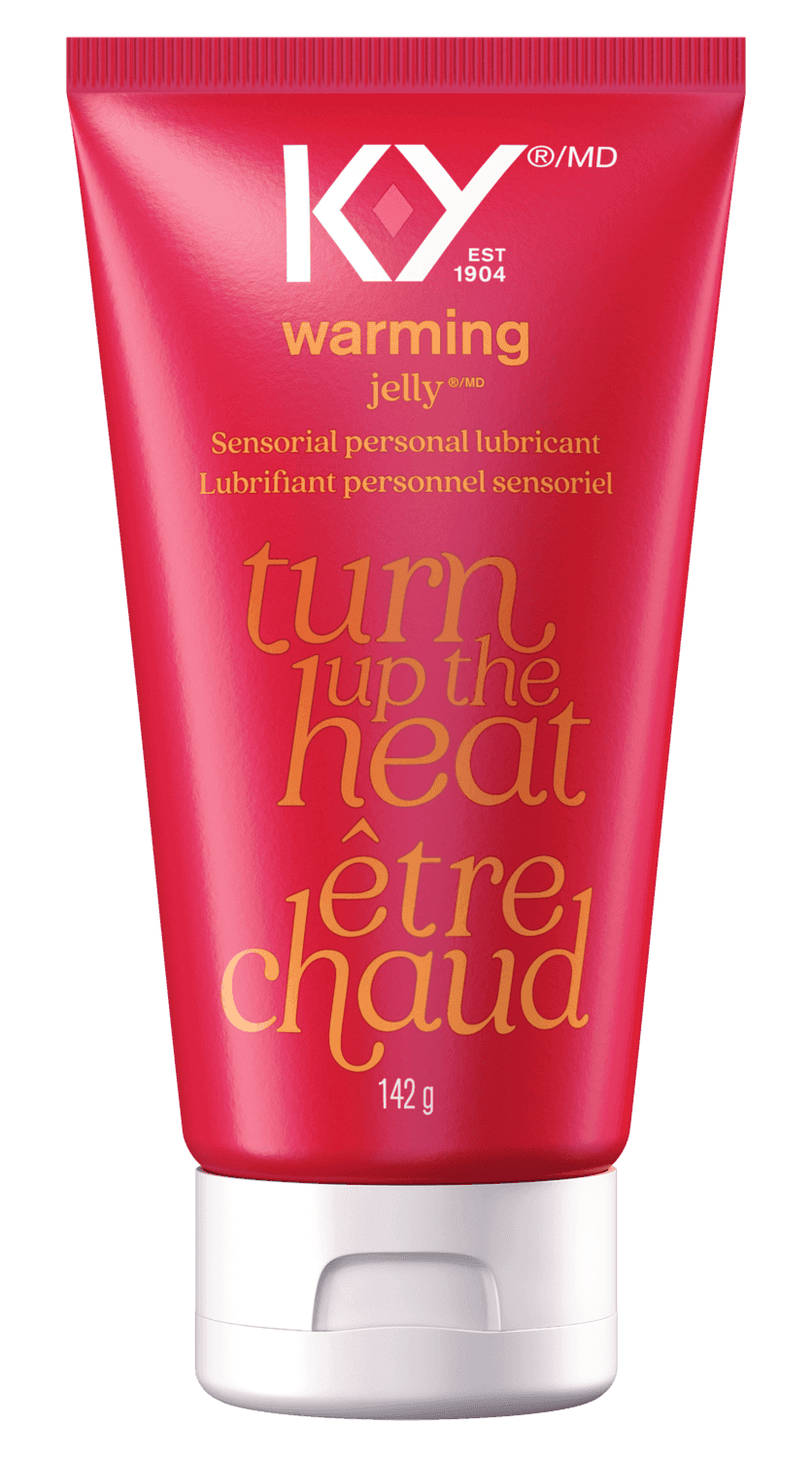 A bottle of K-Y® Lubricant - Warming® Gel