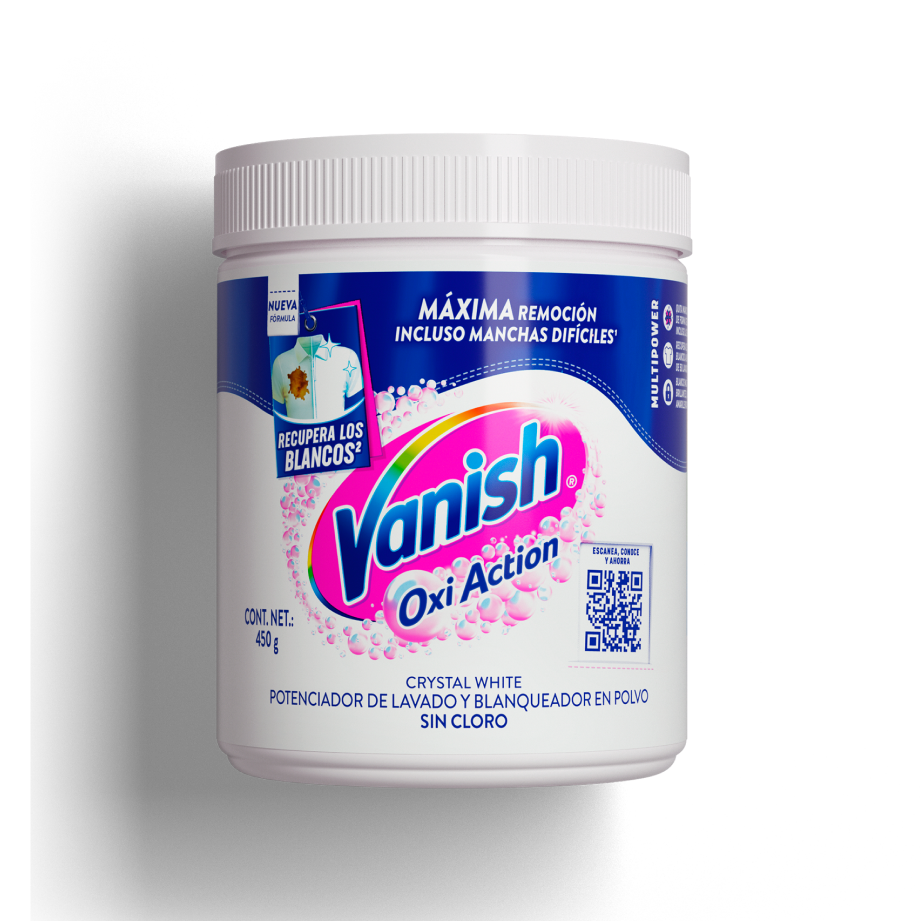 VANISH OXI ACTION® CRYSTAL WHITE® EN POLVO