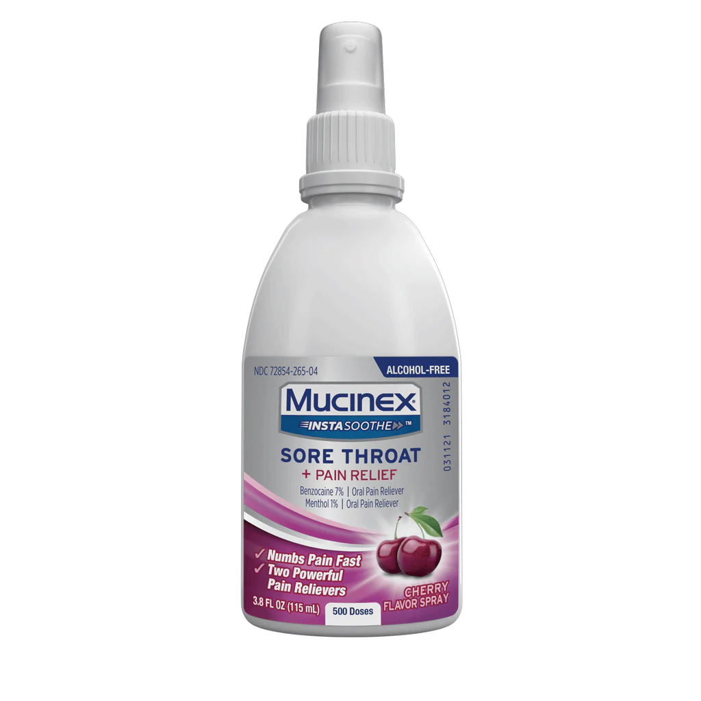 Mucinex InstaSoothe Sore Throat + Pain Relief | Mucinex USA