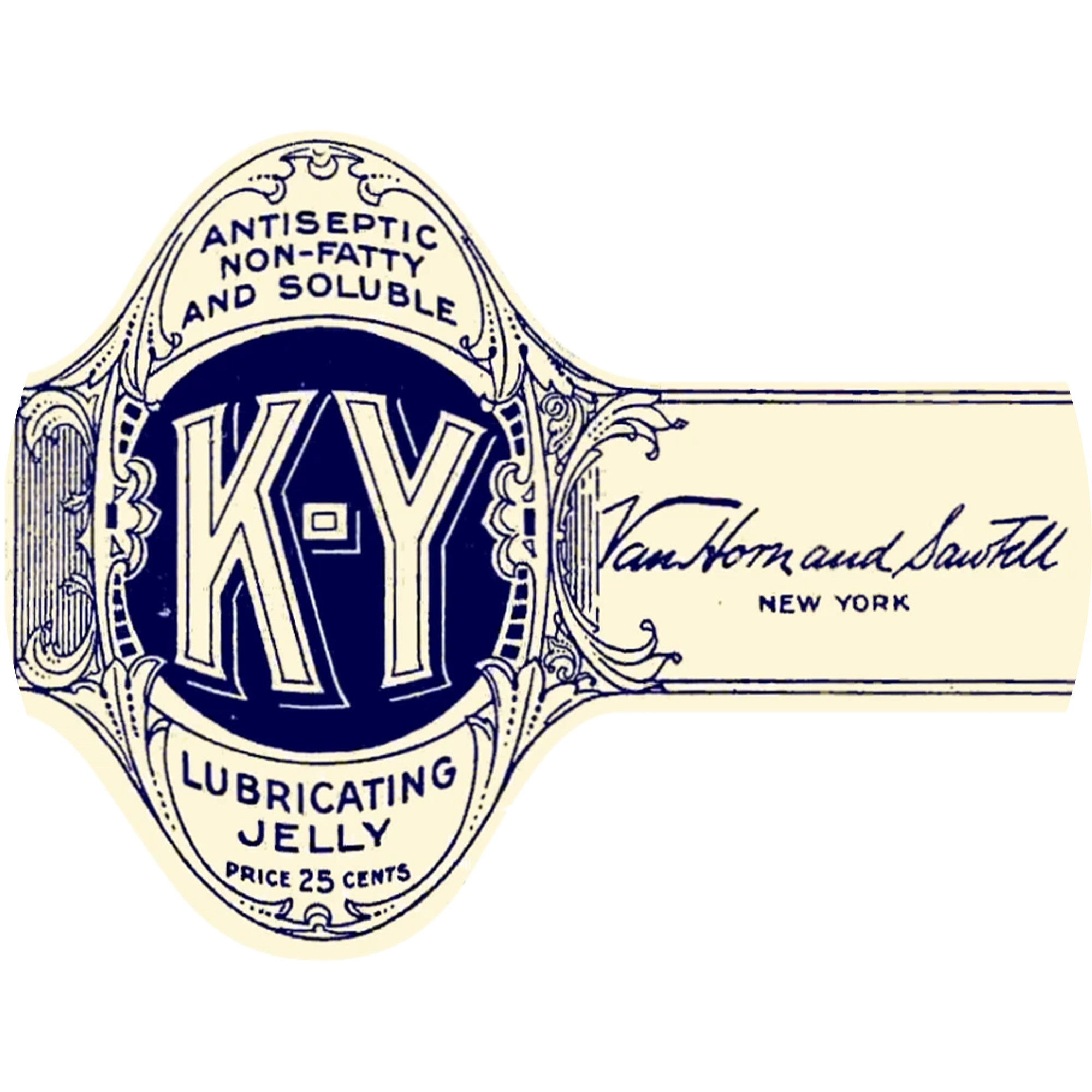 Tube of K-Y lube from 1904