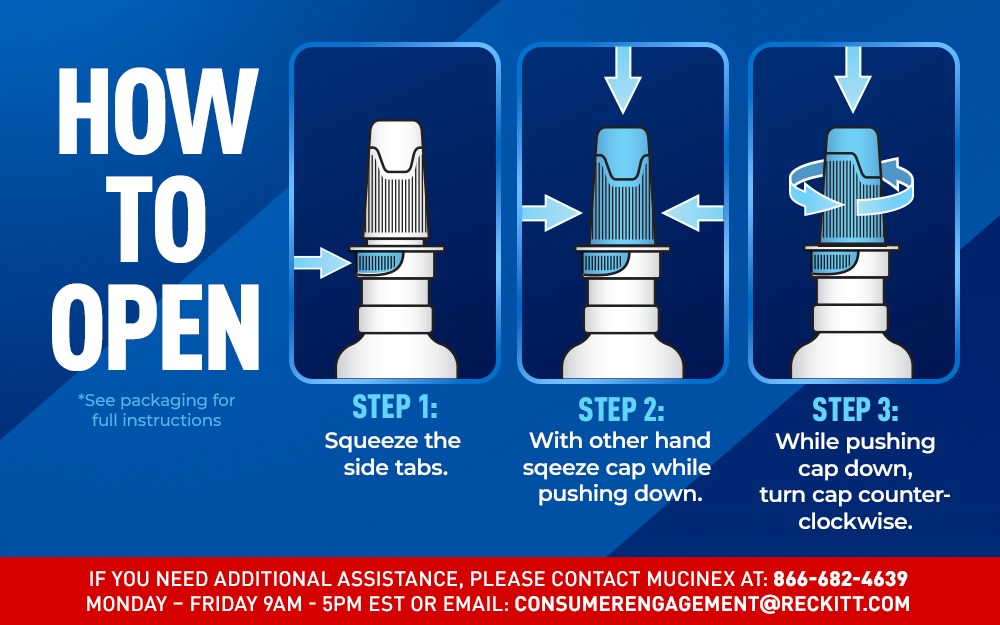 Nasal Spray How to Open