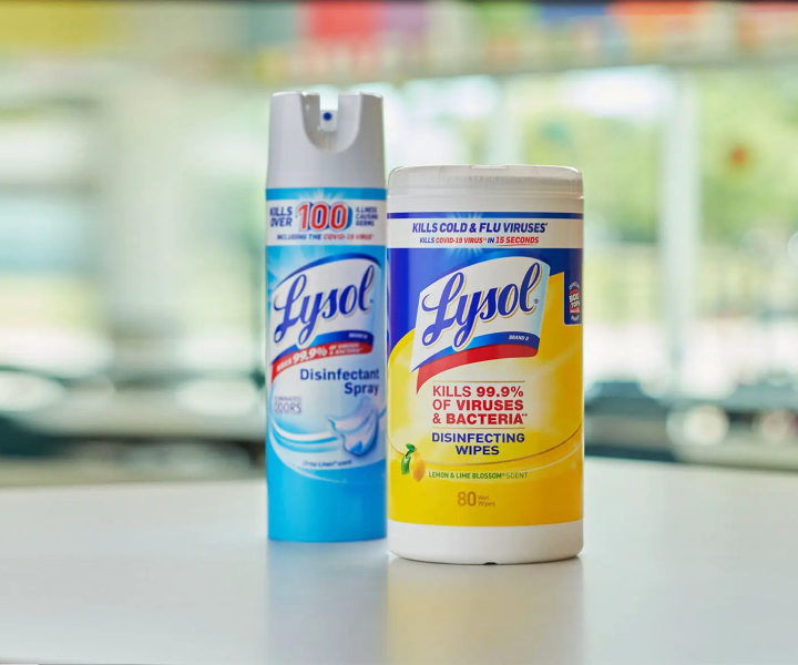 lysol global us homepage header