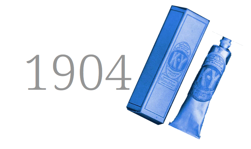 Tube of K-Y lube from 1904